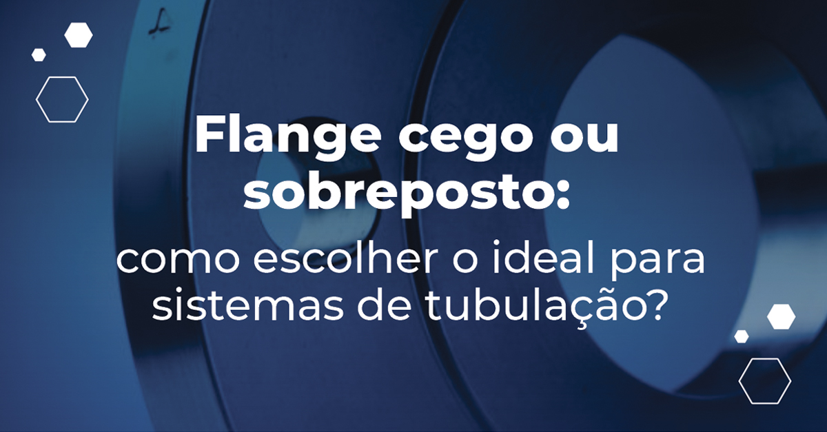 flange cego ou sobreposto